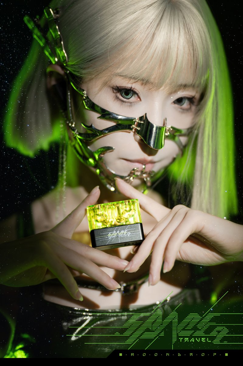 MoondropLab's tweet photo. Space Fantasy Theme, SPACE TRAVEL 2 in Black&amp;Green! https://t.co/suZZo3IbfX