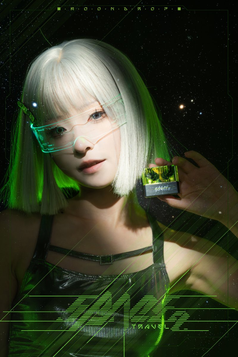 MoondropLab's tweet photo. Space Fantasy Theme, SPACE TRAVEL 2 in Black&amp;Green! https://t.co/suZZo3IbfX