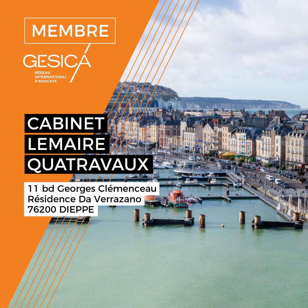 À Dieppe, vos droits sont arrivés à bon port. ⚓ 

Maître Jean-Christophe Lemaire met l’expertise de son cabinet généraliste à votre service. 

⛴️ Des compétences ciblées et un accompagnement rigoureux pour défendre vos intérêts en toute confiance. 
👉bit.ly/4lqS9Jt