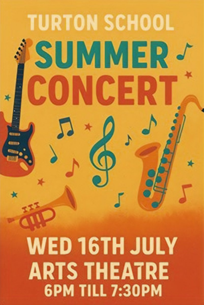 Just a reminder for parents that our Summer Music Concert takes place this Wednesday (16th July, 6pm-7.30pm)  

Tickets (£3.30 each) are still available:  trybooking.com/uk/FBEB