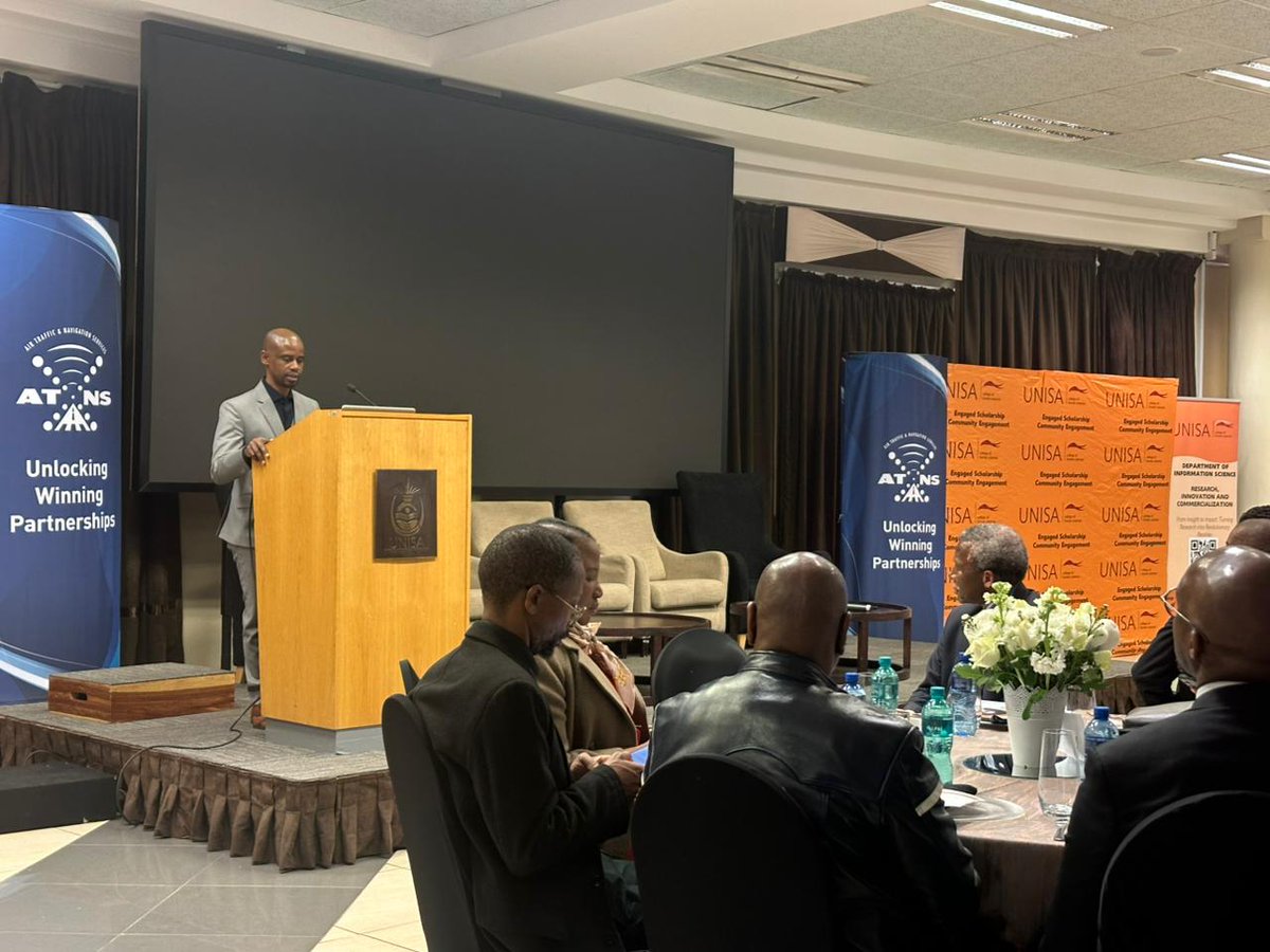Warm Welcome by Unisa VP: Institutional Development, Prof S Magano &amp; ATNS Acting CEO, Mr M Moholola set the tone for a productive day as we kickstart the Unisa &amp; ATNS MoU signing ceremony! #UnisaATNS  #UnisaATNSNavigates