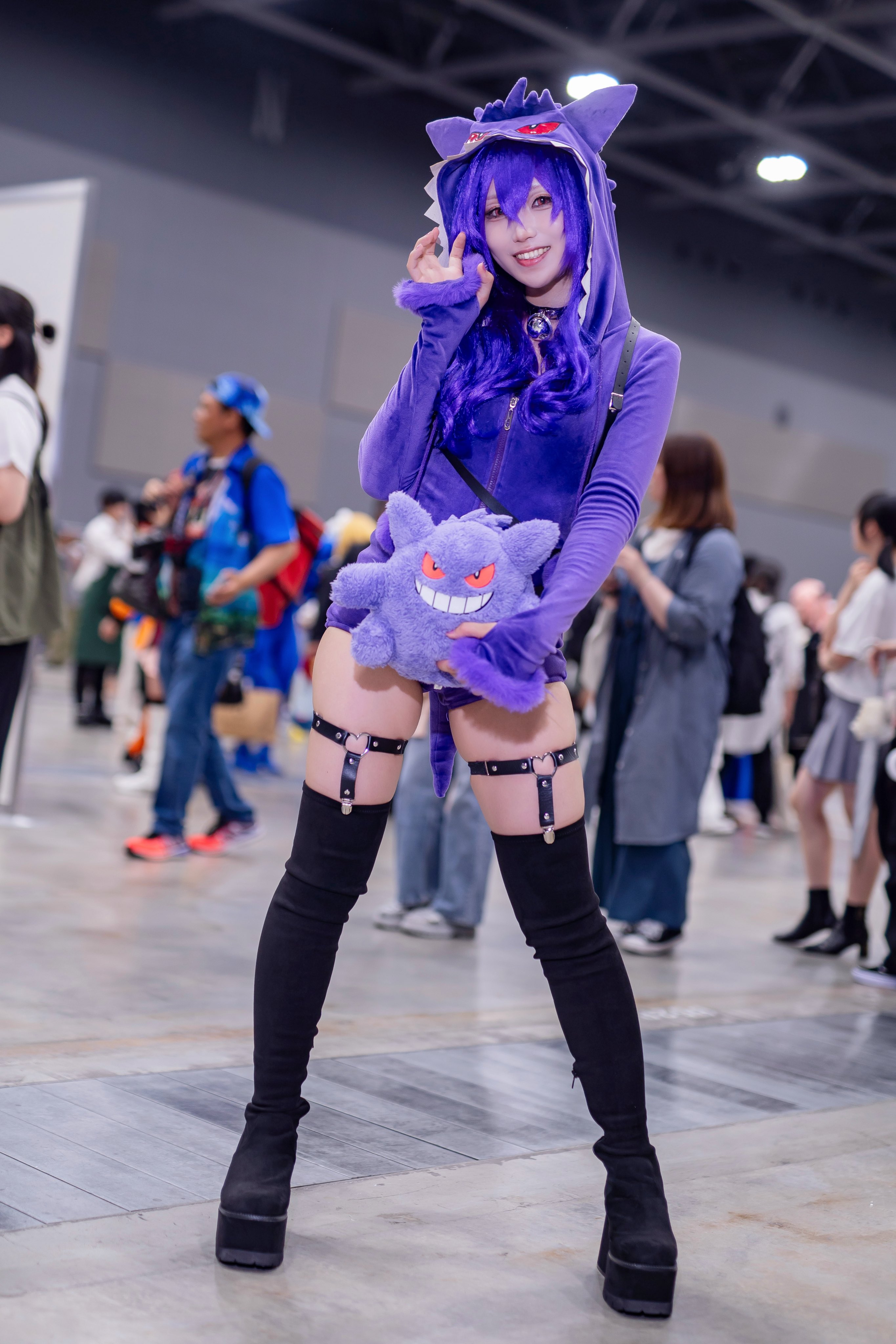 ポケモン ゲンガー 擬人化 コスプレ DAM on X: 