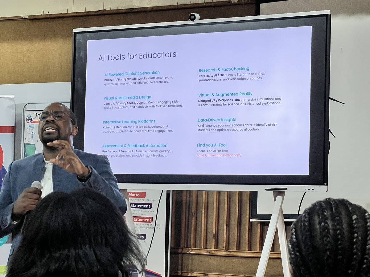 mbugzz (@mbugzz) on Twitter photo #AIforEducators AI is a discovery .. we are still learning the pros and cons.. <a href="/multimedia_uni/">Multimedia University of Kenya</a> <a href="/Huawei/">Huawei</a> <a href="/ADMIafrica/">Africa Digital Media Institute</a> #AIforEducators AI is a discovery .. we are still learning the pros and cons.. <a href="/multimedia_uni/">Multimedia University of Kenya</a> <a href="/Huawei/">Huawei</a> <a href="/ADMIafrica/">Africa Digital Media Institute</a>