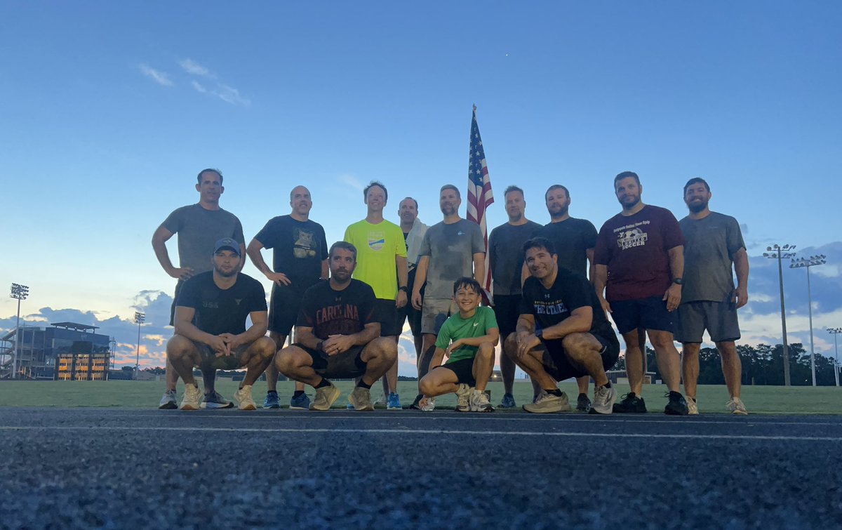 F3 The Roost 🦅 (@f3theroost) on Twitter photo 13 pax for a jailyard beatdown from <a href="/B_shobes/">Brent Shobert</a> Welcome FNG: My Pleasure <a href="/F3LakeMurray/">F3 Lake Murray</a> 13 pax for a jailyard beatdown from <a href="/B_shobes/">Brent Shobert</a> Welcome FNG: My Pleasure <a href="/F3LakeMurray/">F3 Lake Murray</a>