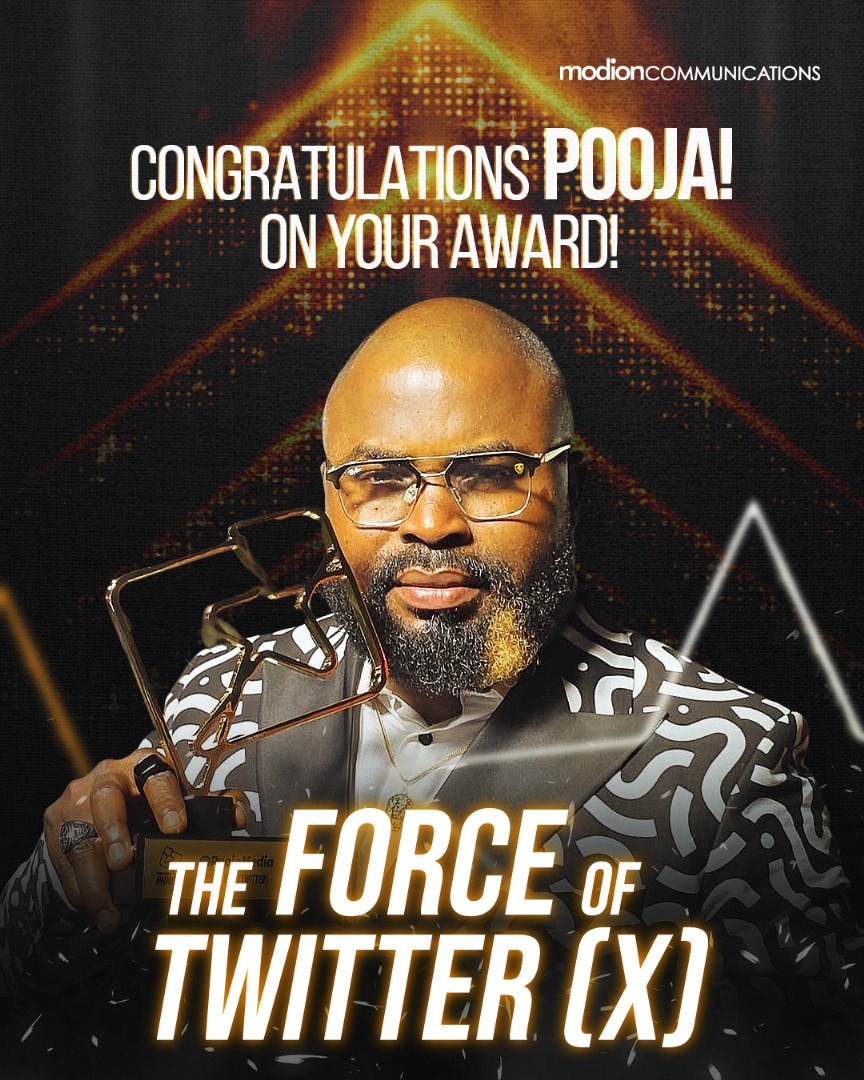 odionmatics's tweet image. Congratulations, @PoojaMedia on receiving The Force of X award. A truly commendable achievement. Really proud of you.👏
Your consistency and dogged pursuit of your dreams is worth studying.
Wishing you continued success as your journey evolves.