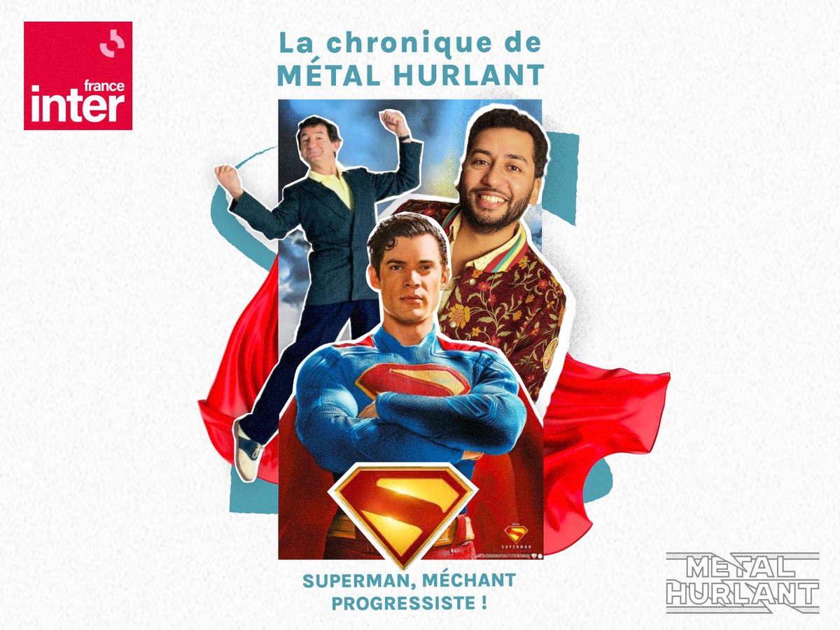 Lloyd Chéry (@lloydchery22) on Twitter photo Superman, est-il un méchant progressiste aha ? Faire une chronique sur <a href="/franceinter/">France Inter</a> qui mêle humour, politique, pop culture avec le générique de Loïs & Clark, un extrait de Pierre Desproges, du <a href="/Arno_Kikoo/">Dr Arno Kikoo</a> et la BO de #Superman. Que demander de plus ?
radiofrance.fr/franceinter/po… Superman, est-il un méchant progressiste aha ? Faire une chronique sur <a href="/franceinter/">France Inter</a> qui mêle humour, politique, pop culture avec le générique de Loïs & Clark, un extrait de Pierre Desproges, du <a href="/Arno_Kikoo/">Dr Arno Kikoo</a> et la BO de #Superman. Que demander de plus ?
radiofrance.fr/franceinter/po…