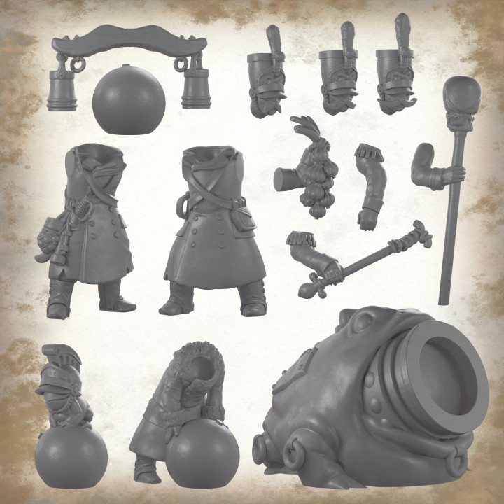 maxstaxidermia's tweet image. I want to improve the way I display the parts breakdown of my Turnip28 minis.
Any ideas?