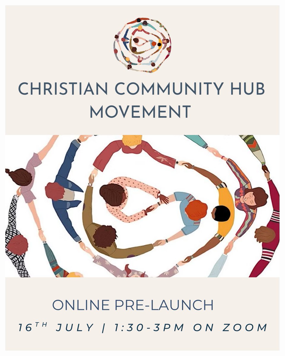 Christian led community hubs are springing up all over the UK

Join the pre-launch event
🗓️ Wednesday 16th July at ⏰ 1:30-3pm ONLINE

Book here for the Zoom Link 🔗
bit.ly/4nIi80x