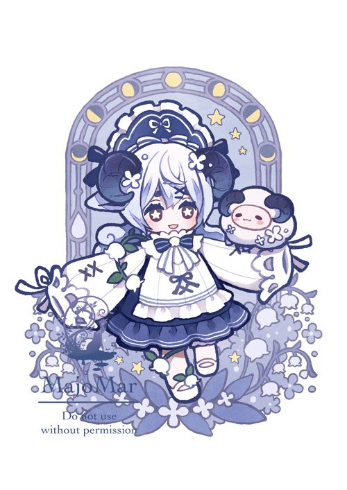majomar_a's tweet image. Thank you so much for the commission🐏🌙

#Commission #VGenComm