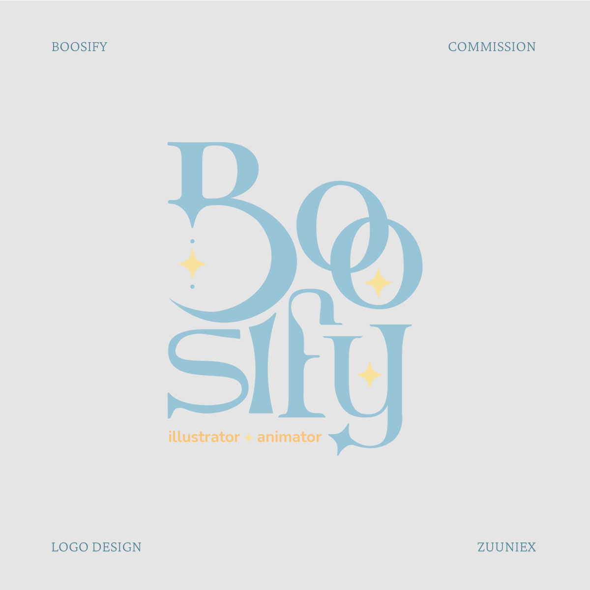 ✦ logo design.

— for <a href="/Boosify/">🌷 boo → active on other socials!</a> 💫

thank you boo for trusting me with your logo!! i really loved working on this one together!

#typography #logo