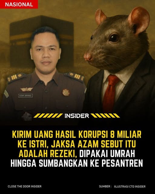 Dipikirannya sisa duit hasil maling jadi halal kali ya...😁