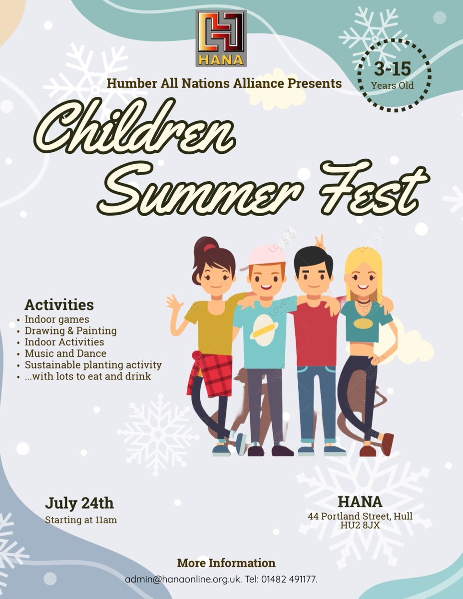 Another exciting Summer event is here. Do you want some fun for you and the family? Yes, we have all here on Thursday 24th July 2025 from 11.00am. 
Tell a friend, invite a friend, invite a family and let us all gather for the big family fun day