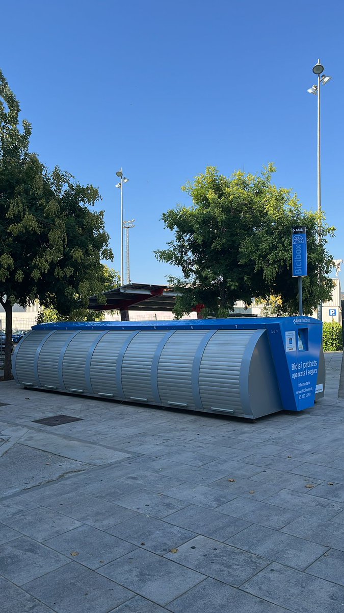 Bicibox_AMB (@bicibox_amb) on Twitter photo #Bicibox amplia l'oferta d'aparcaments de bicis i patinets amb la instal·lació de un nou mòdul de 14 places a #MolinsdeRei
Est. 307 Zona Esportiva Ricard Ginebreda.
C/ Felip Canalias 9.
<a href="/Mobilitat_AMB/">Mobilitat AMB</a>
<a href="/bicicletaAMB/">Bicicleta AMB</a>
<a href="/AjMolinsdeRei/">Ajuntament de Molins de Rei</a>
<a href="/RedCiudadesBici/">RedBici 🚲</a>
📲bicibox.cat/mapa/ #Bicibox amplia l'oferta d'aparcaments de bicis i patinets amb la instal·lació de un nou mòdul de 14 places a #MolinsdeRei
Est. 307 Zona Esportiva Ricard Ginebreda.
C/ Felip Canalias 9.
<a href="/Mobilitat_AMB/">Mobilitat AMB</a>
<a href="/bicicletaAMB/">Bicicleta AMB</a>
<a href="/AjMolinsdeRei/">Ajuntament de Molins de Rei</a>
<a href="/RedCiudadesBici/">RedBici 🚲</a>
📲bicibox.cat/mapa/