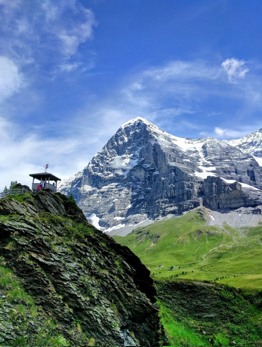 HikingSchweiz's tweet image. Shots of the infamous Eiger from a series of walks below the highest north face in the Alps! 🇨🇭