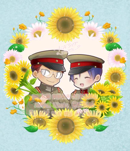 えっ、昨日ひまわりの日だったのー! 一日遅れだけど過去絵のひまわり絵出しとくわね! #ひまわりの日 #イラスト