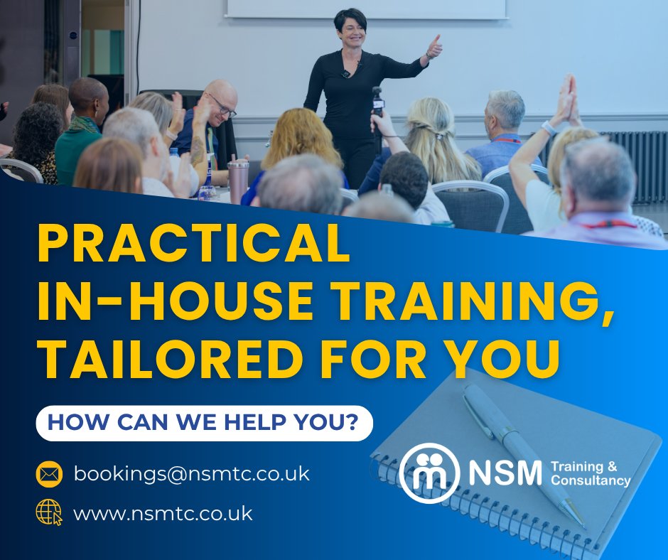 NSM Training & Consultancy (@nsmtc) on Twitter photo ✨ Looking for Whole-School Training?
NSM delivers bespoke in-house CPD across a wide range of topics — including attendance, behaviour, SEND, safeguarding and more.
📍 At your venue
💻 Or live online
We tailor every course to your team’s exact needs.
✉️bookings@nsmtc.co.uk ✨ Looking for Whole-School Training?
NSM delivers bespoke in-house CPD across a wide range of topics — including attendance, behaviour, SEND, safeguarding and more.
📍 At your venue
💻 Or live online
We tailor every course to your team’s exact needs.
✉️bookings@nsmtc.co.uk