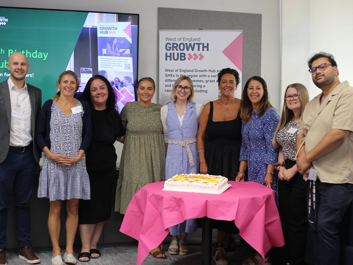 WestofEnglandCA's tweet image. 🎉 10 years. 16,738 businesses.
Last week we celebrated a decade of the @WestofEnglandCA Growth Hub.
With inspiring stories from Salha’s Sudanese & Pilates Quarter, we were reminded how vital support is for small business growth.
Here’s to the next 10!
🔗…