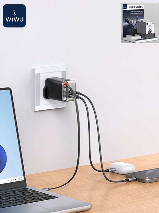 WiwuGlobal's tweet photo. 🔌 One charger. Every device.
The #WiWU Multi-Port Fast Adapter fuels your gadgets at lightning speed.
Say goodbye to tangled messes.
#FastCharger #MultiPortPower #SmartCharger #DigitalNomadGear #EDCTech #TechMinimalism #PDCharger #PowerGear #SmartPlug #desksetup #GaNcharger https://t.co/qUuOFZ8gq9