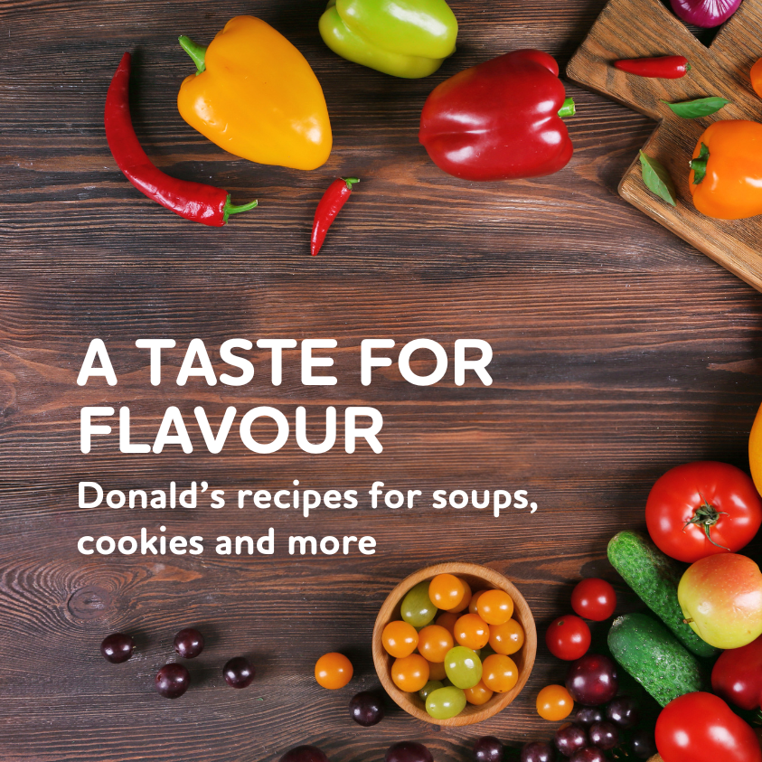 We always love to share features from people registered with Future Pathways. Here, Donald shares his recipe for cookies and there's also a booklet you can download with extra recipes for soups, pasta and more! future-pathways.co.uk/donalds-recipe…