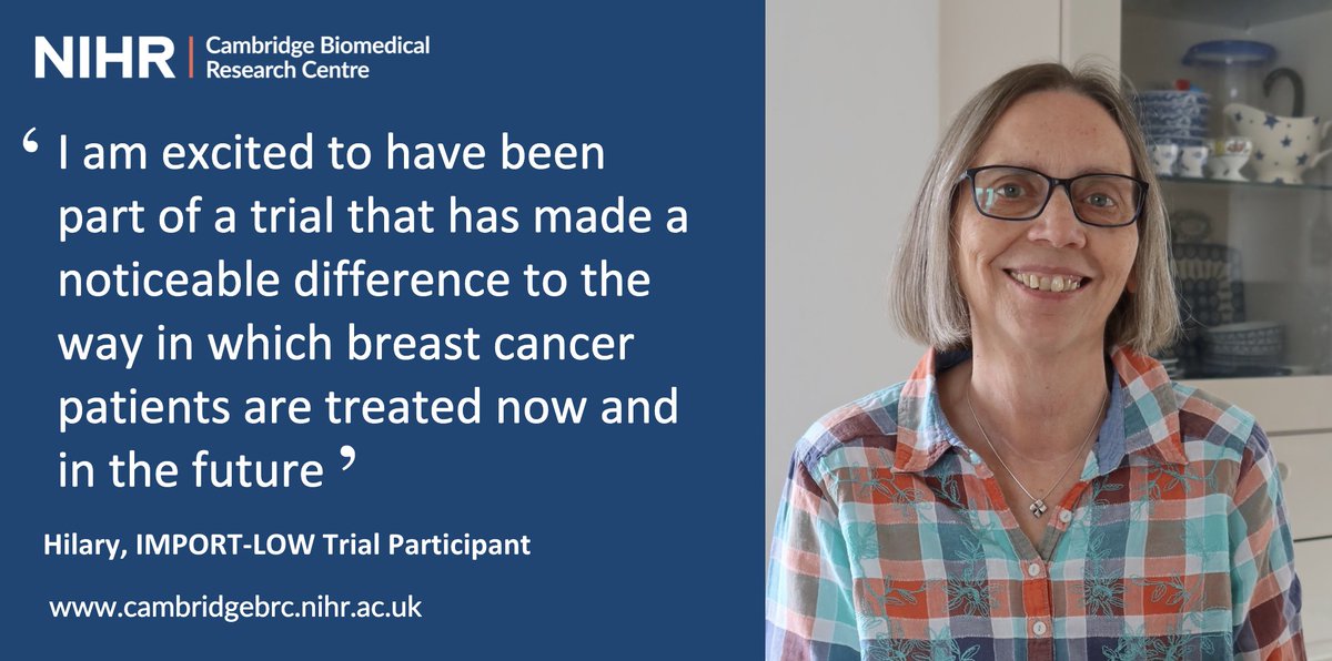 CambridgeBRC's tweet image. The recent IMPORT-LOW trial has shown that targeted radiotherapy is just as effective for low-risk breast cancer as current treatment & it reduces the risk of side effects.
To learn more >> bit.ly/3IsiYyk
@CUH_NHS @Cambridge_Uni @ICR_London @NIHRresearch @CRUK_CI