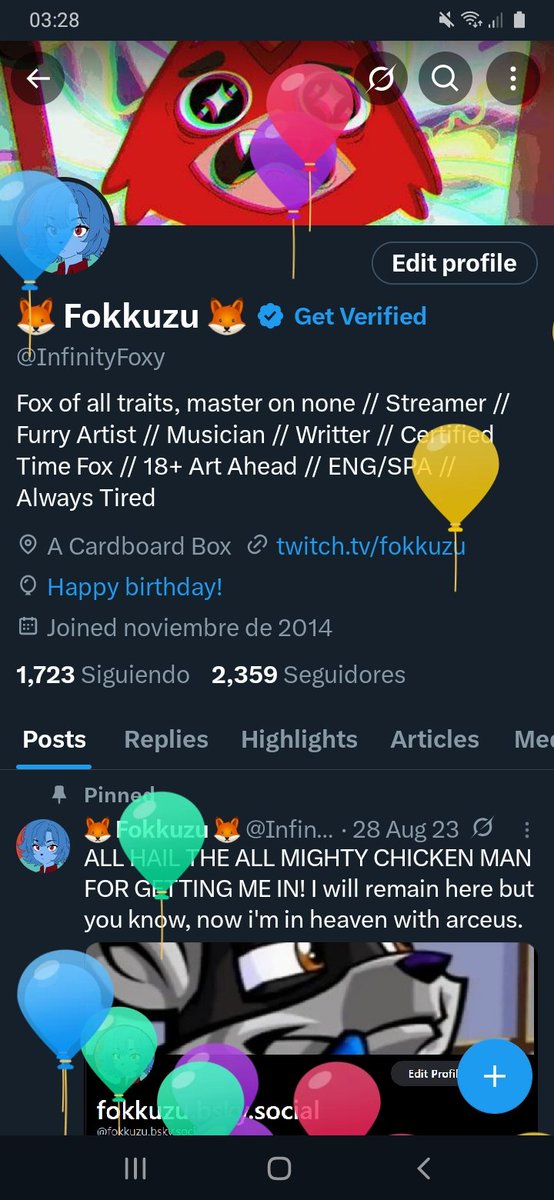 Cheer for another year, cheers for me reaching 30 and cheers and hope that with age i also comeback to being active 🦊