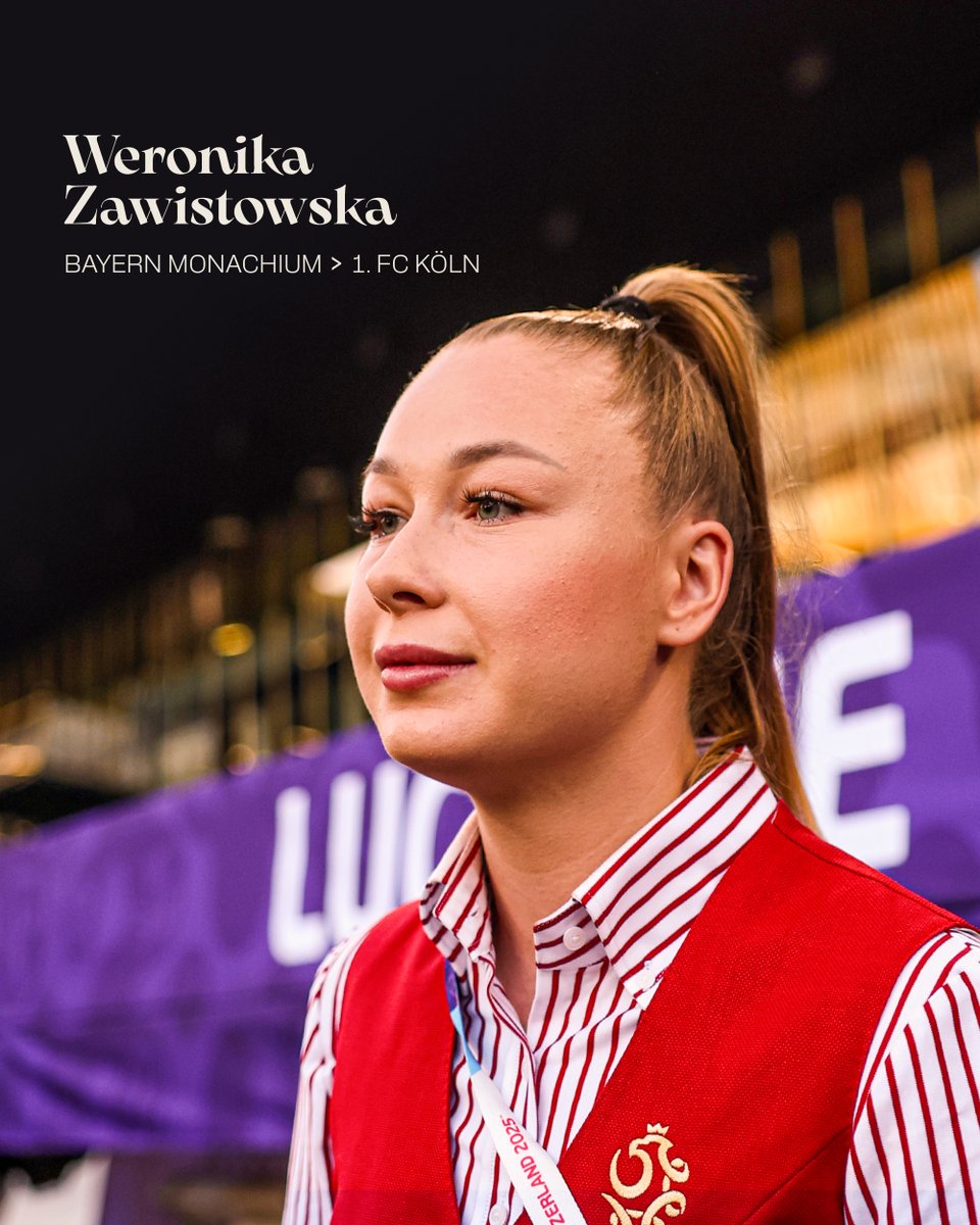 Łączy nas piłka kobieca (@laczynaskobieca) on Twitter photo Weronika Zawistowska po dwóch latach w <a href="/FCBfrauen/">FC Bayern Frauen</a> wraca do <a href="/fckoeln/">1. FC Köln</a> .
Powodzenia w nowym sezonie Weronika! Weronika Zawistowska po dwóch latach w <a href="/FCBfrauen/">FC Bayern Frauen</a> wraca do <a href="/fckoeln/">1. FC Köln</a> .
Powodzenia w nowym sezonie Weronika!