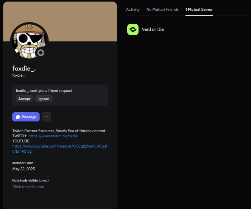 Imposter alert 

PSA- I will never message you asking for feet pics. or for your crypto info, or to meet up, or to watch anime together, or to start up a commune in the woods and start a family, Or to churn butter, or to found a Haven outside of Heaven.

Think before you act,