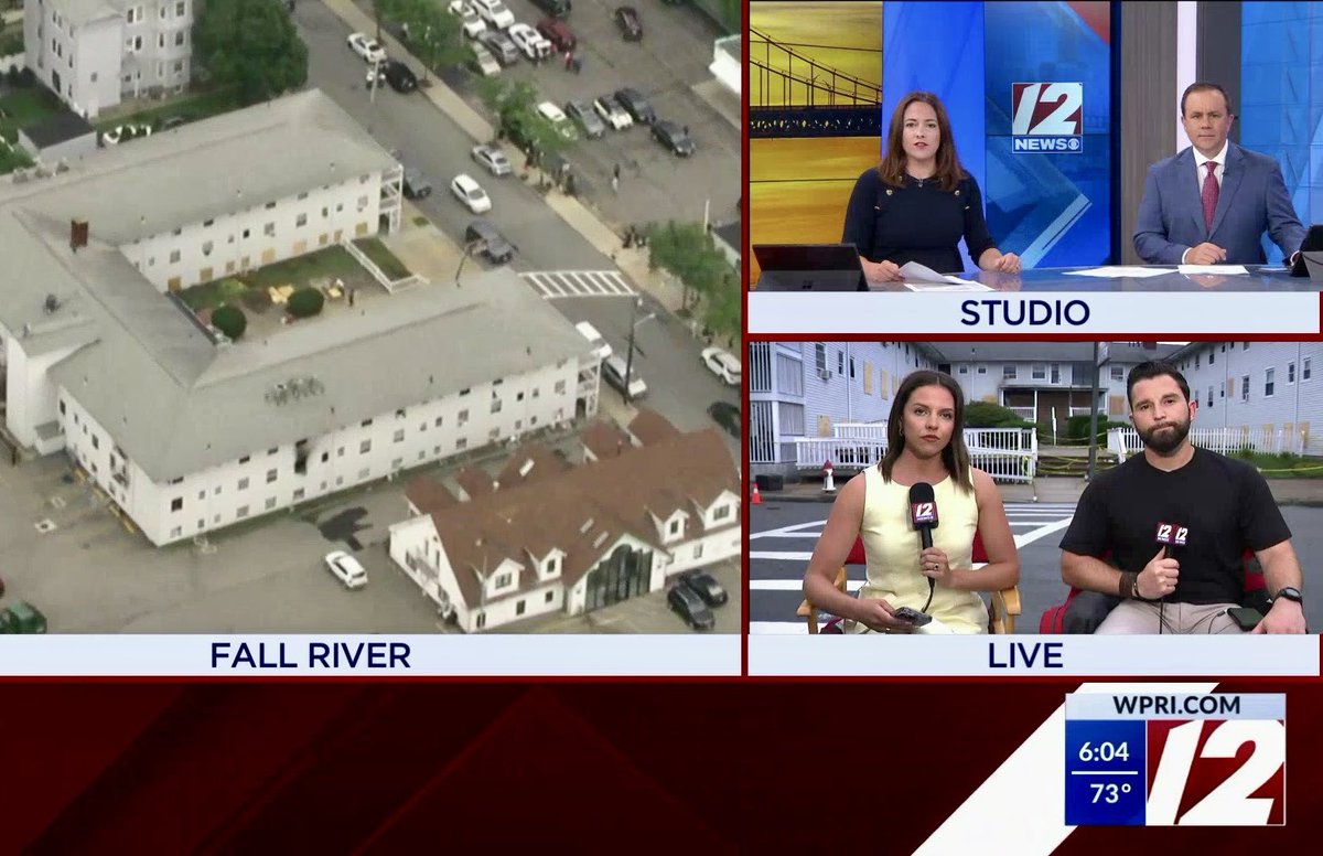 #Tuesday morning and our coverage continues from Fall River as the investigation is underway as to what caused the fatal fire at an assisted living facility Sunday night. 
<a href="/BurnellKristin/">Kristin Burnell</a> <a href="/JoeNews42/">Joe Cortese “Cortez”</a> <a href="/wpri12/">WPRI 12</a>