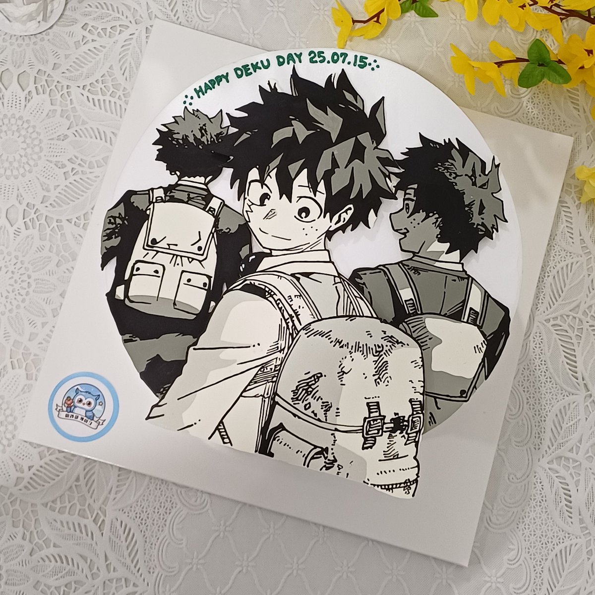 🖤히로아카 미도리야 이즈쿠🤍
나의 히어로 아카데미아 케이크