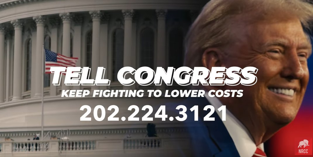 steinhauserNH1's tweet image. 2026 Watch - NEW on @FoxNews - @NRCC touts that House Republicans "took action with President Trump to make America more affordable again," in first ads since so-called 'big, beautiful bill' became law foxnews.com/politics/house… #2026Election #GOP #FoxNews