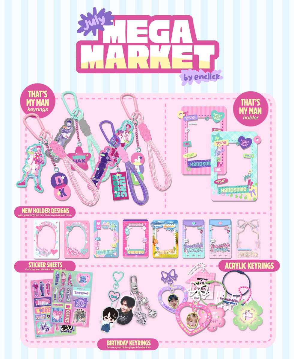 ⋆˚꩜｡ july mega market … ۶ৎ

🕛 07/17 — 5:00 PM !