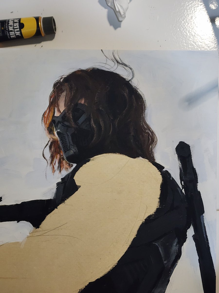 SUIR4N's tweet photo. Been working on something #buckybarnes https://t.co/ZNgCV0TKJk