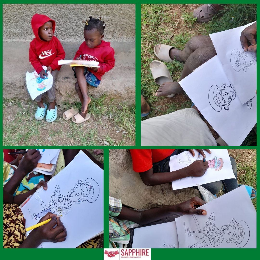 🎨 Still Making Progress!
Our weekend art class continues to thrive at Sapphire International Kenya. Though we had a smaller turnout of 35 children this time, the session was full of joy, creativity, and meaningful interaction. 🌟

Their consistency inspires us, and we’re hoping