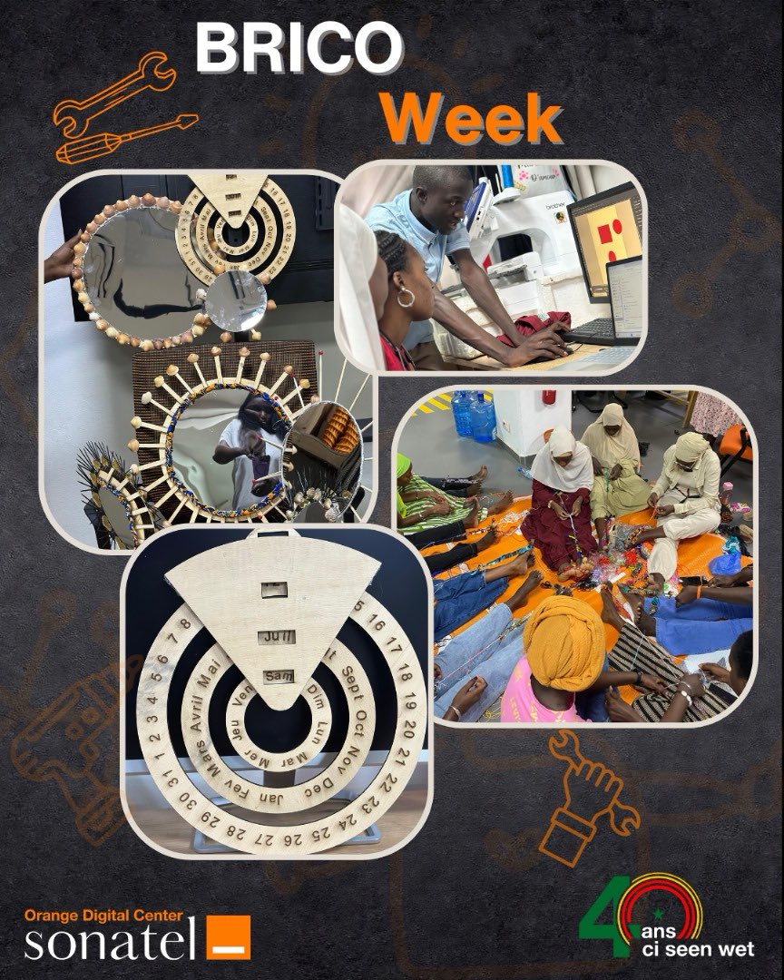 ODCSenegal's tweet image. #BricoWeek 

Nos hackeuses ont passé un samedi créatif au FabLab.
Elles ont fabriqué de magnifiques objets de décoration, des miroirs personnalisés et bien d’autres créations inspirantes, en mêlant artisanat et outils numériques.
Bravo à toutes pour ces réalisations ! 🙌

#FabLab