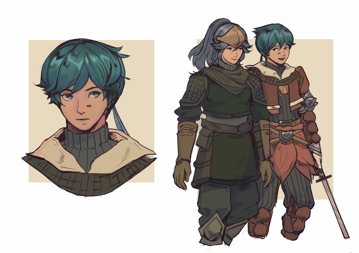 Ladekahn's tweet image. More doodles, ft. my boys this time #BATENKAITOS #バテンカイトス