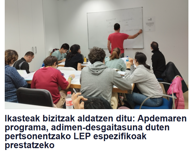 🎙️Rodrigo González eta Arrate Diaz de Garayo, @Apdema-ko (Adimen Desgaitasuna duten Pertsonen aldeko Arabako elkartea) proiektu-teknikariak elkarrizketatu ditugu.
🔗fevas.org/eu/cuando-estu…