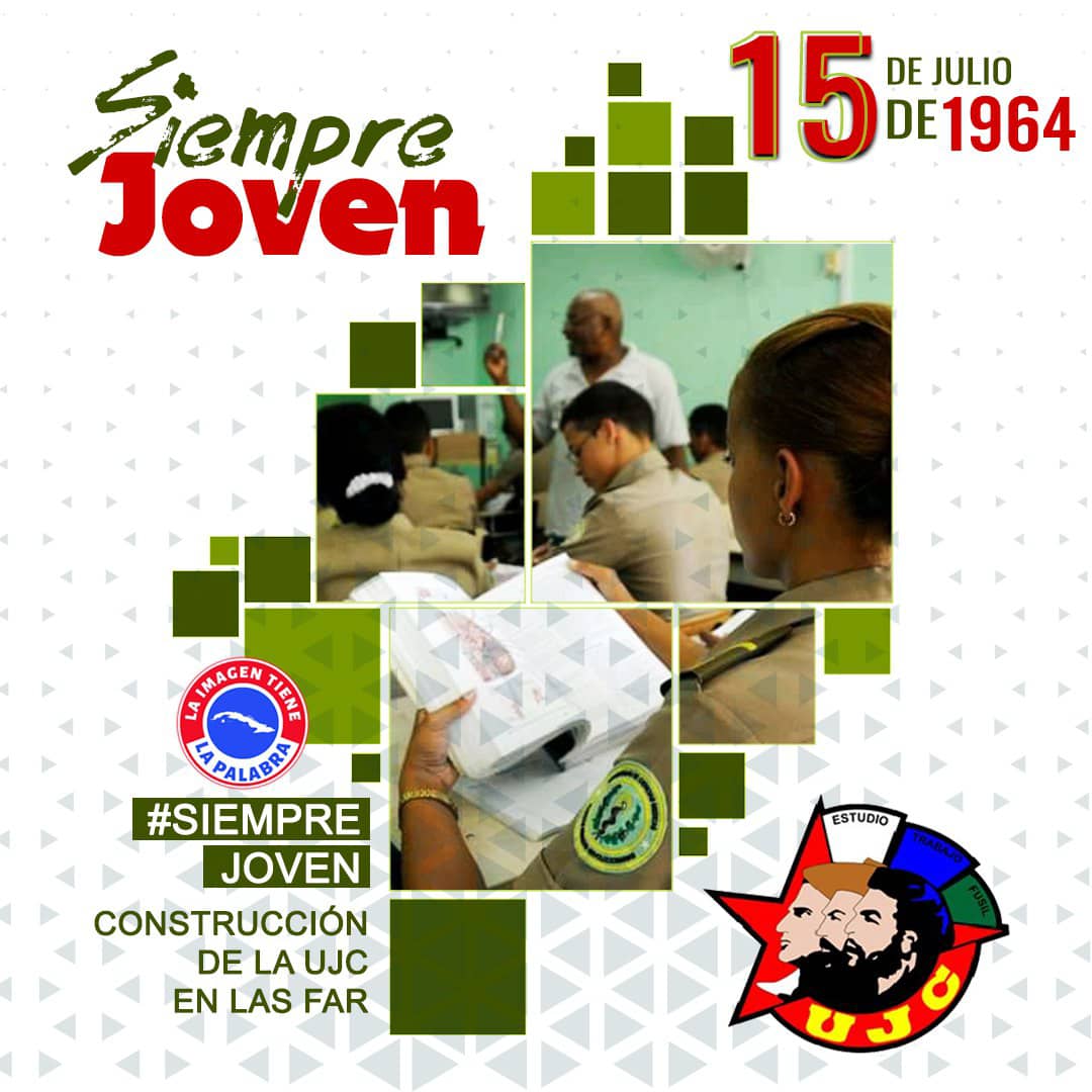 "La UJC en las FAR me ha enseñado.......
 ¡En este aniversario 61, celebramos las voces auténticas de la juventud de verde olivo! 
¿Qué has aprendido o experimentado gracias a nuestra organización? 💫
¡Comparte en los comentarios 👇 y únete a la celebración! 🎊 #FARCuba #Cuba 🇨🇺