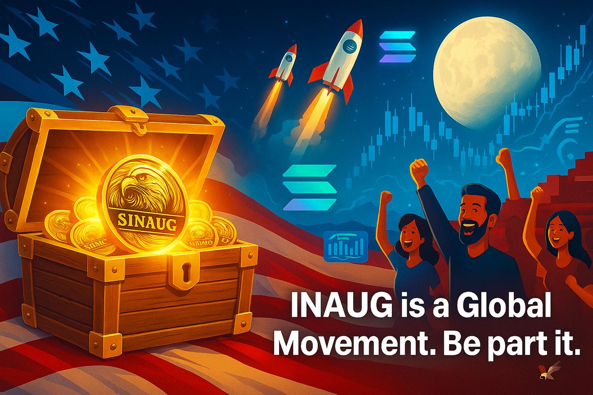 makecrypto4304's tweet image. 🎁 1,000 $INAUG Tokens Now Airdrop! 🎉  

1️⃣ Follow 👉  @makecrypto4304 
2️⃣ Drop Your SOL Address in the Comments 💬  

Don’t miss out on this exclusive airdrop! 💰✨