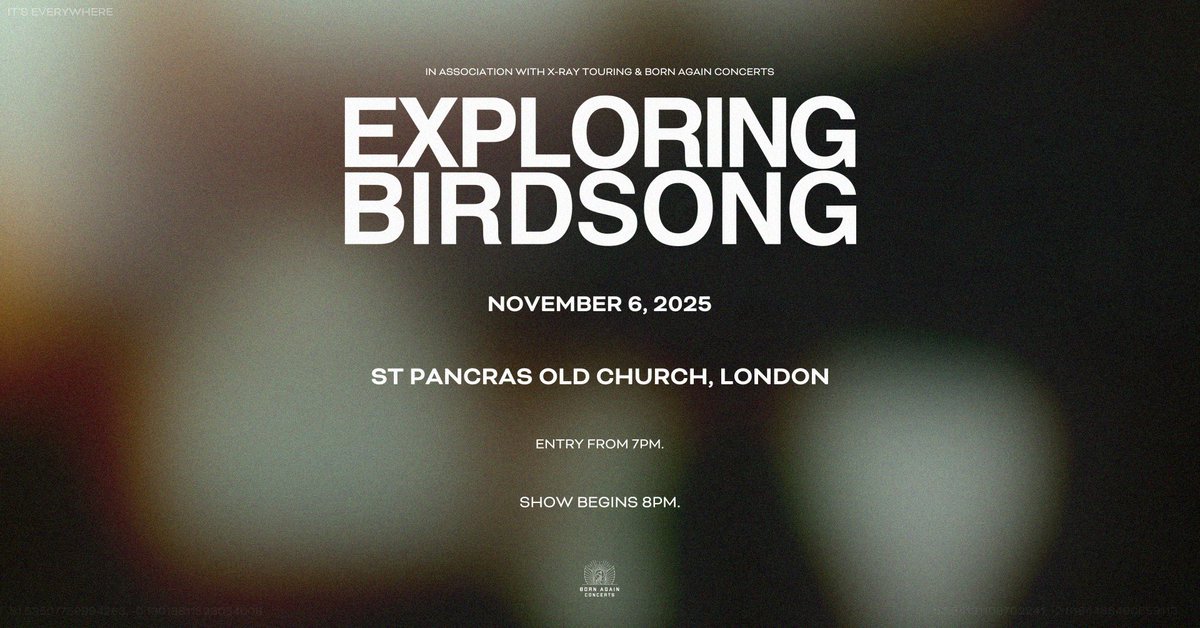 St Pancras Old Church Music (@spocmusic) on Twitter photo Tickets on sale this week for <a href="/BAconcertsuk/">Born Again Concerts</a> present <a href="/ExBirdsong/">Exploring Birdsong</a>
Exclusive Dice Pre-Sale: Wed 16 July at 10am
General On-Sale: Fri 18 July at 10am
dice.fm/event/q2bqeo-e… Tickets on sale this week for <a href="/BAconcertsuk/">Born Again Concerts</a> present <a href="/ExBirdsong/">Exploring Birdsong</a>
Exclusive Dice Pre-Sale: Wed 16 July at 10am
General On-Sale: Fri 18 July at 10am
dice.fm/event/q2bqeo-e…