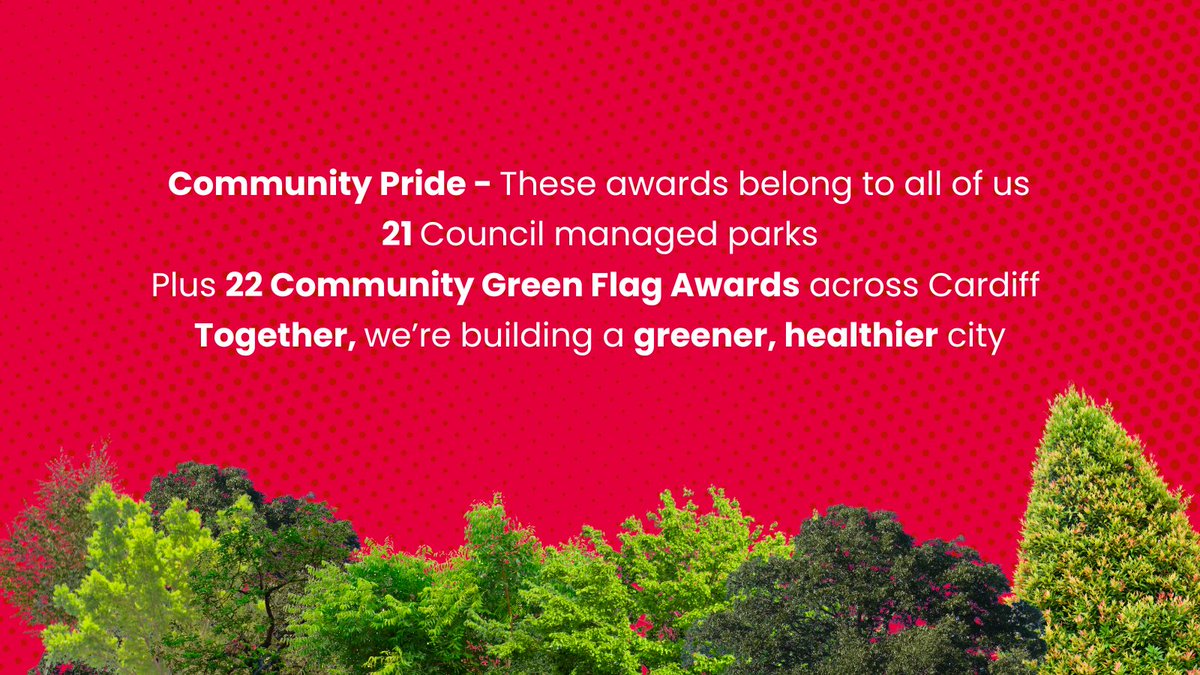 Cardiff now has 21 Green Flag parks — more than any other UK Core City or Welsh council 🌿

Llandaff Fields joins the list for the first time 👏

Thanks to  staff, rangers &amp; volunteers — and to every community group helping protect &amp; improve these spaces 💚