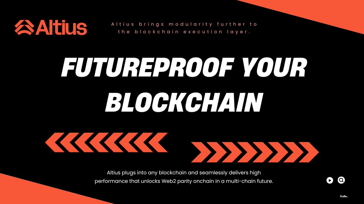 KeithbmBG's tweet image. 🚀 Futureproofing Blockchain with @AltiusLabs 

1/ Introducing Altius—a new paradigm in blockchain infrastructure. Designed for peak performance, modular execution, and true cross-chain interoperability. This isn’t just an upgrade—it’s a leap forward. 🔥
#Altiuslabs