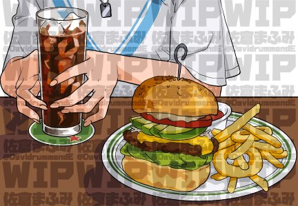 DavidrummondE's tweet image. つくづく思うんですが、人は興味のあるものしかちゃんと描けないな…。私はもしかしたら相貌失認かもしれないレベルで人の顔が分からないし興味がないんですが、だから顔を描くのが辛いんだと思う。ハンバーガーとコーラはこんなに楽しく描けるのに…(ただのデブ)。