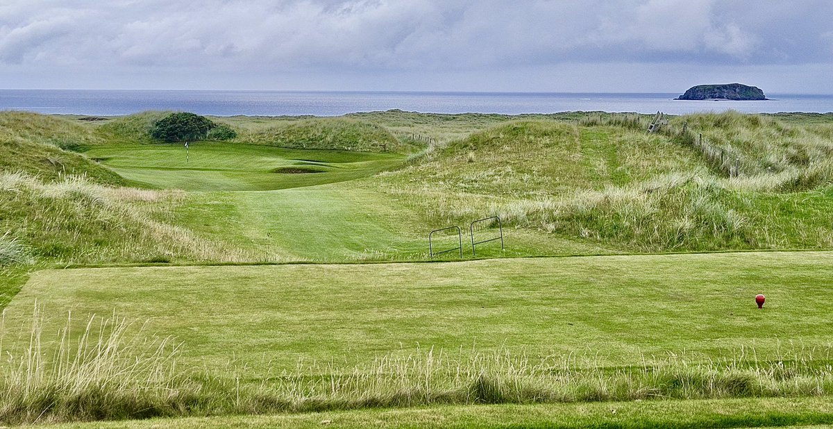 GreatGolfHoles's tweet image. 14th Hole, Ballyliffin Golf Club - The Glashedy Course, Donegal, Ireland