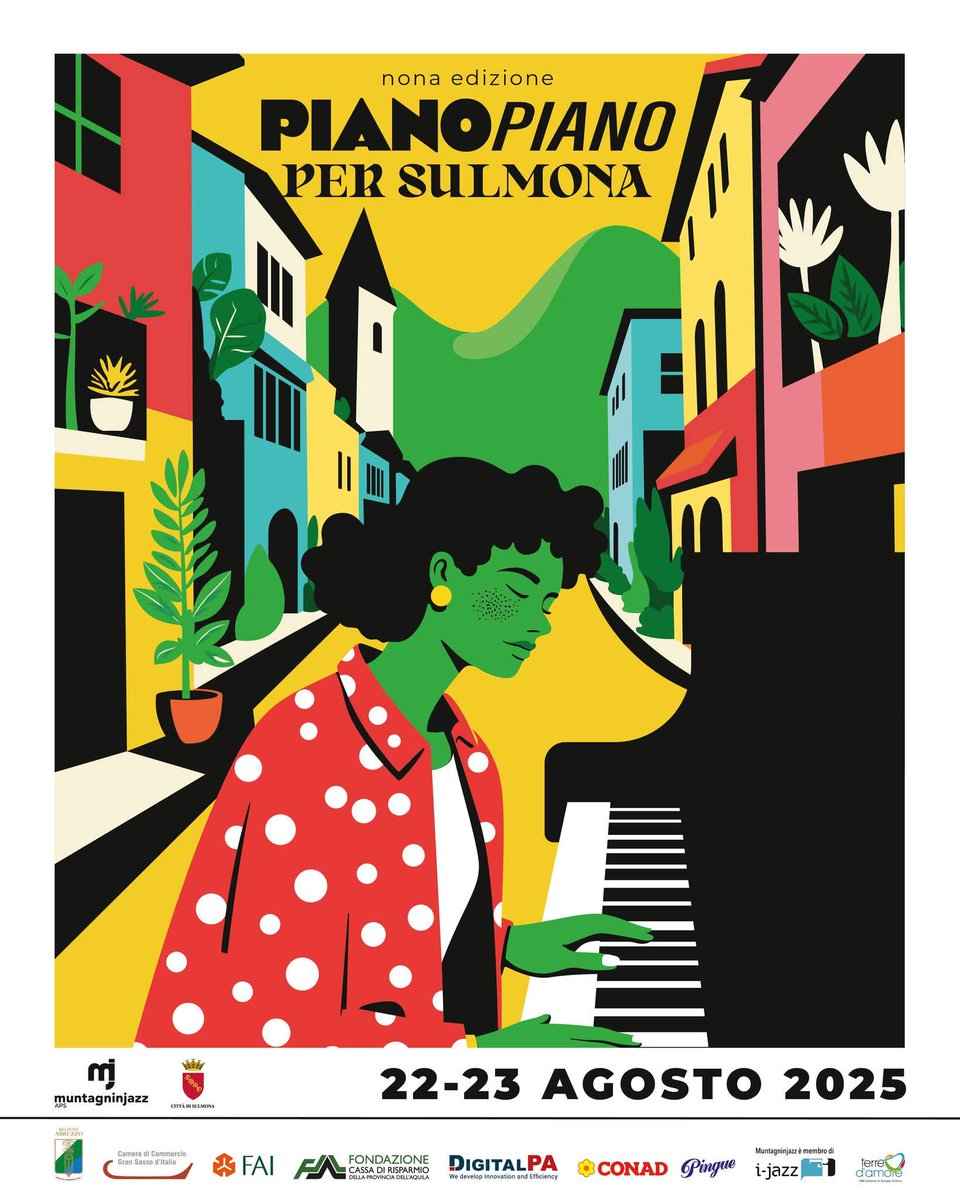 Blocknotes6's tweet image. &quot;Piano Piano per Sulmona&quot;
(Muntagninjazz)