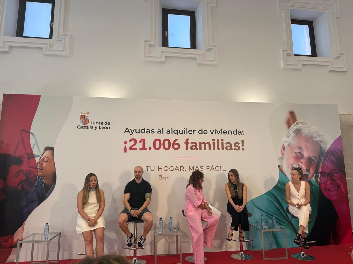 AEICE Clúster de Hábitat Eficiente (@clusteraeice) on Twitter photo ¡Asistimos a la presentación de las ayudas al alquiler de la <a href="/jcyl/">Junta de Castilla y León</a>!
Ayer asistimos a la presentación de la resolución de las ayudas al alquiler correspondientes a la convocatoria de octubre de 2024, por la <a href="/jcyl/">Junta de Castilla y León</a>.
Un gran paso para facilitar el acceso a la #vivienda.🏡 ¡Asistimos a la presentación de las ayudas al alquiler de la <a href="/jcyl/">Junta de Castilla y León</a>!
Ayer asistimos a la presentación de la resolución de las ayudas al alquiler correspondientes a la convocatoria de octubre de 2024, por la <a href="/jcyl/">Junta de Castilla y León</a>.
Un gran paso para facilitar el acceso a la #vivienda.🏡