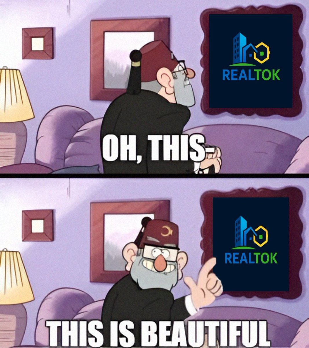 Khairscreations's tweet photo. Decided to join the #RealtokMemeContest
Here are my 4 memes, just had fun with it.
Thanks @Realtok214 for hosting this.
#Realtok https://t.co/XY4QZ4vj3u