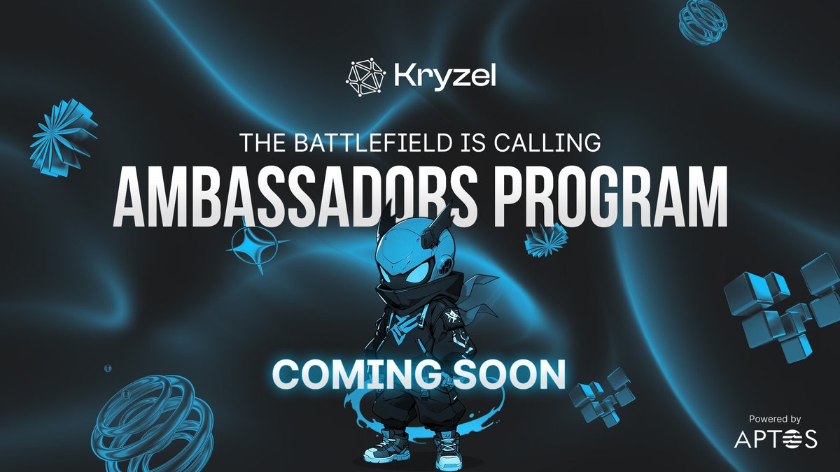 Long ago, the arena birthed warriors.
Now, it calls for leaders.

The Kryzel Ambassadors rise next.

Will you answer?
Coming soon...