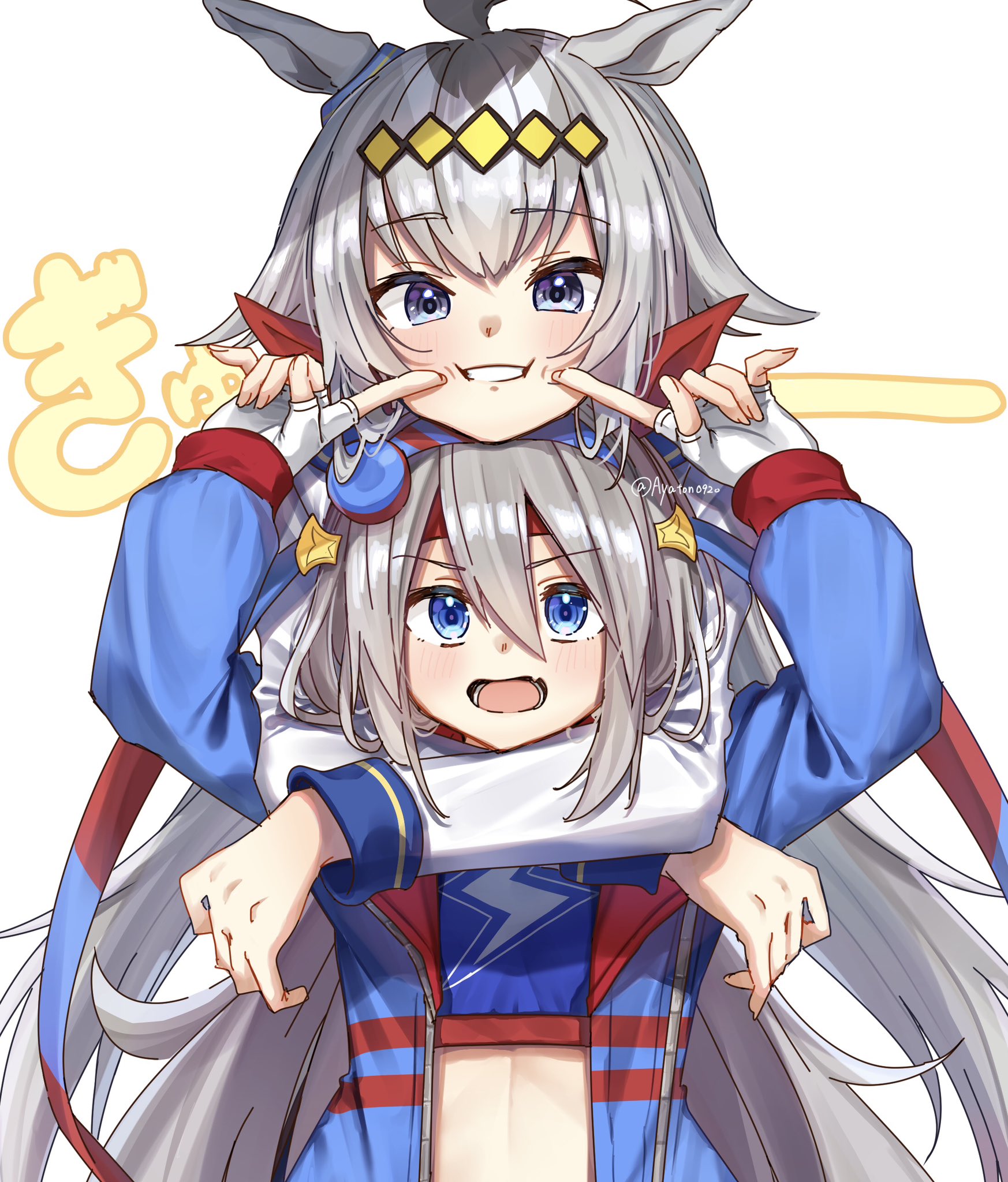 専用　オグリキャップ　タマモクロス　イラスト　コピック　競馬 オグリキャップ(ウマ娘) ,タマモクロス(ウマ娘) 「ogtm 」|沙氏
