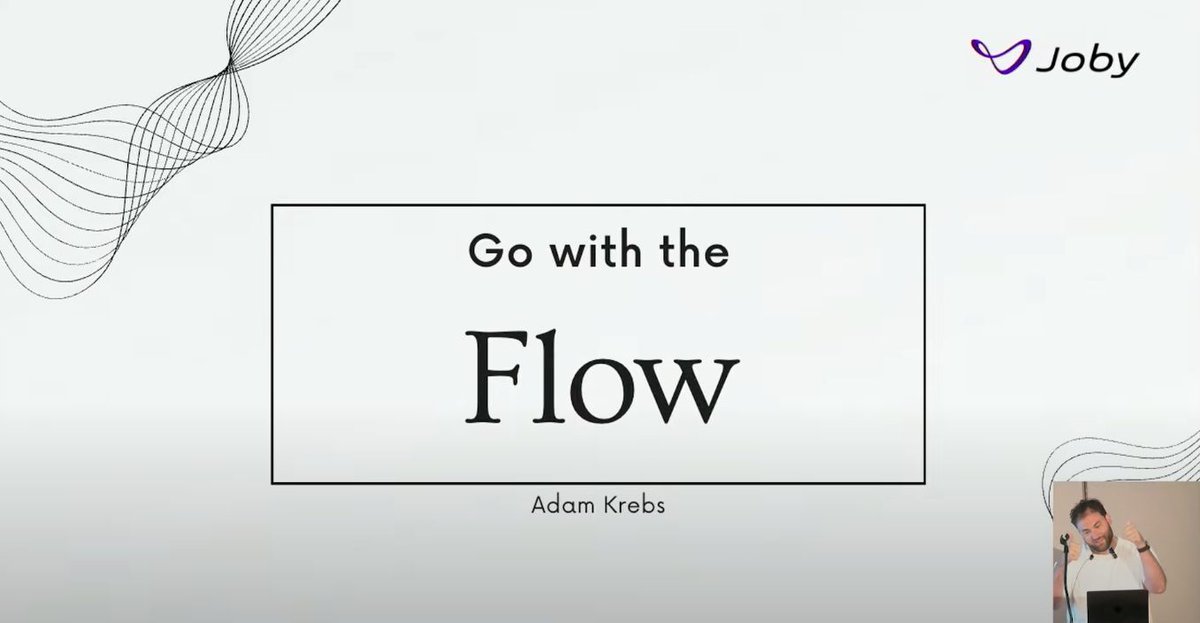 lambda_conf's tweet image. Adam Krebs blew us away with his talk:
GO WITH THE FLOW: A visual programming language for animation, geospatial and the web 👀
He's answering questions in the YouTube comments... this is your chance!
Video link: buff.ly/FbeavLS
#LambdaConf2025