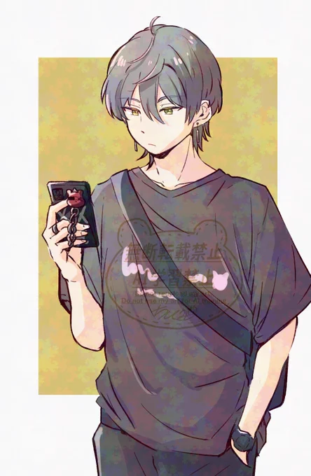 何も考えずに描いてたらなんか服装ダサくない?ってそっち考え始めて載せられなかった玲音くんはらをくくる笑 ....マークの位置がさらに